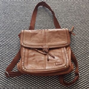THE SAK VENTURA LEATHER BACKPACK OR CROSSBODY BAG